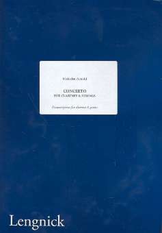 Concerto : for clarinet and piano