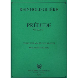 Prélude op.32,1 : für Kontrabaß - Reinhold Glière