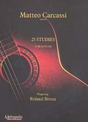 25 Studies op.60 : for guitar - Matteo Carcassi