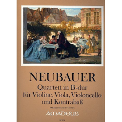 Quartett B-Durop.3,2 - für Violine, Viola, - Franz Christoph Neubauer