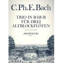 Trio B-Dur Wq85 - - Carl Philipp Emanuel Bach