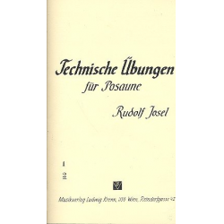 Technische Übungen Band 2 für Posaune - Rudolf Josel