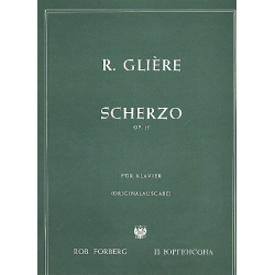 Scherzo op.15 : für Klavier - Reinhold Glière