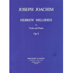 Hebrew Melodies op.9 : for viola - Joseph Joachim