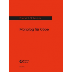 Monolog : für Oboe - Friedrich Schenker