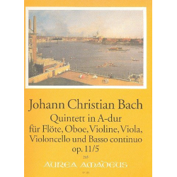 Quintett A-Dur op.11.5 - für Violine, Viola, - Johann Christian Bach