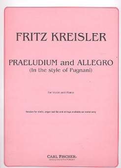 Praeludium and Allegro in the Style