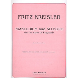 Praeludium and Allegro in the Style - Fritz Kreisler