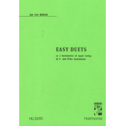 Easy Duets : for 2 instruments of equal - Jan van Beekum