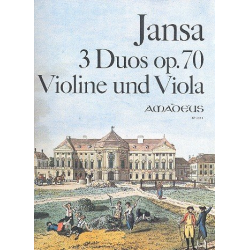 3 Duos op.70 - für Violine - Leopold Jansa