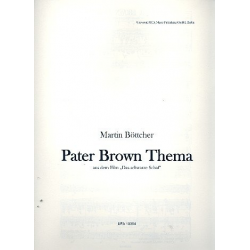 Pater Brown Thema : für Klavier - Martin Böttcher