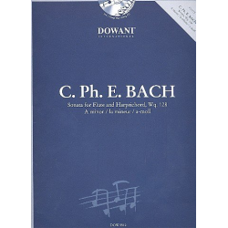 Sonate a-Moll Wq128 (+CD) : - Carl Philipp Emanuel Bach