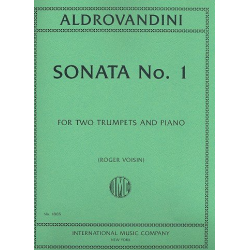 Sonata no.1 : for 2 trumpets - Giuseppe Aldrovandini