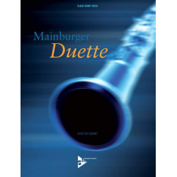 Mainburger Duette - for 2 clarinets - Claus Henry Koch