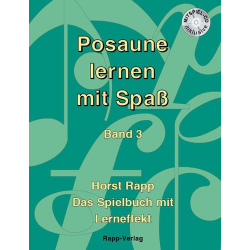 Posaune lernen mit Spaß Band 3 + CD - Horst Rapp