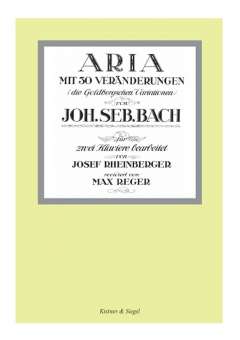 Aria mit 30 Veränderungen (Goldberg Variationen BWV 988)