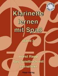 Klarinette lernen mit Spaß Band 3 - Horst Rapp