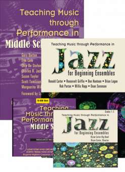 Teaching Music through Performance in Middle School Band: Books and CDs Bundle