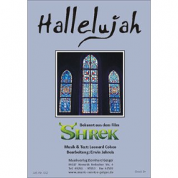 Hallelujah - Shrek - Klavierbegleitung - Leonard Cohen / Arr. Erwin Jahreis