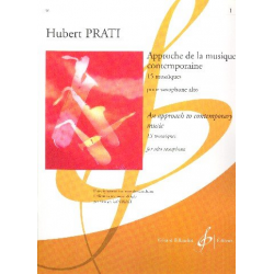 15 mosaiques pour saxophone alto - Hubert Prati