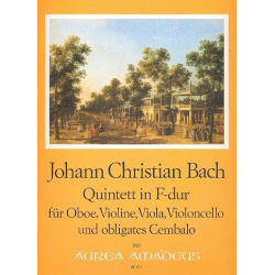 Quintett F-Dur op.22,2 - für Oboe, - Johann Christian Bach