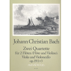 2 Quartette op.19,1 und op.19,3 - - Johann Christian Bach