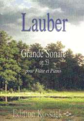 Grande sonate op.53 : für Flöte und Klavier - Joseph Lauber