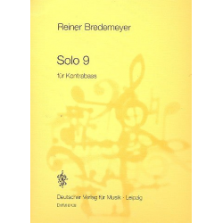 Solo 9 : für Kontrabass - Reiner Bredemeyer