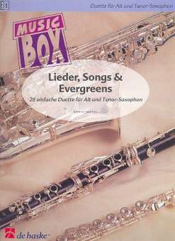 Lieder, Songs und Evergreens - 28 einfache Duette für Alt- und Tenorsaxophon