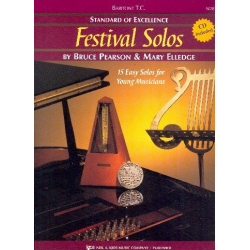 Standard of Excellence: Festival Solos Book 1 - Baritone TC - Diverse