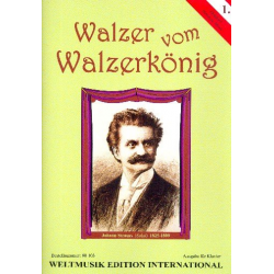 Walzer vom Walzerkönig Band 1 - Johann Strauß / Strauss (Sohn) / Arr. Leopold Kubanek