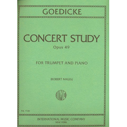 Concert Study op.49 : for trumpet - Alexander Goedicke