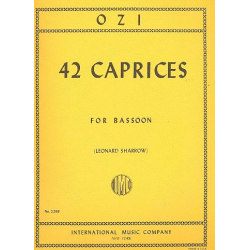42 Caprices : for bassoon solo - Etienne Ozi