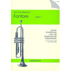 Fanfare vol.1 : Speel-studieboek - Jan van Beekum