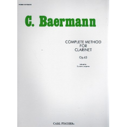 Complete Method op.63 vol.3 : - Carl Baermann
