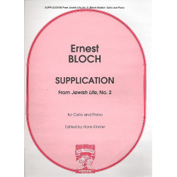 Supplication : for cello solo - Ernest Bloch