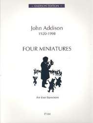 4 Miniatures : for 4 bassoons - John Addison