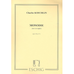 Monodie op.216,11 : pour cor anglais - Charles Louis Eugene Koechlin