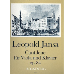 Cantilene op.84 - für Viola und Klavier - Leopold Jansa