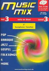 Music Mix vol.3 (+2 CD's) für Altsaxophon