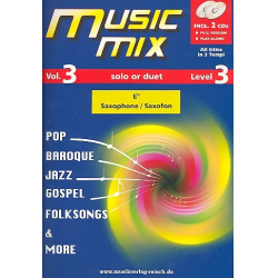 Music Mix vol.3 (+2 CD's) für Altsaxophon