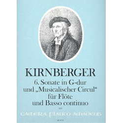 Sonate G-Dur Nr.6  und Musikalischer - Johann Philipp Kirnberger