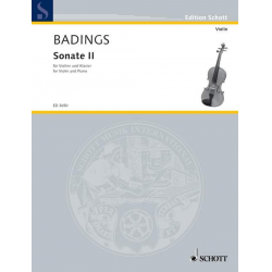 Sonate Nr.2 : für Violine und Klavier - Henk Badings