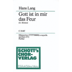 GOTT IST MIR DAS FEUER : FUER TTBB - Hans Lang