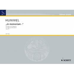 In memoriam op.74 : für - Bertold Hummel