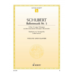 Ballettmusik G-Dur Nr.2 op.26 : - Franz Schubert / Arr. Lothar Lechner