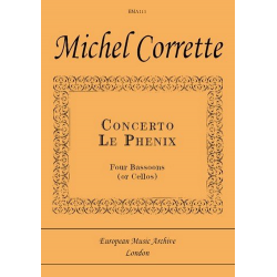 Concerto Le Phénix for 4 bassoons - Michel Corrette / Arr. Robert Paul Block