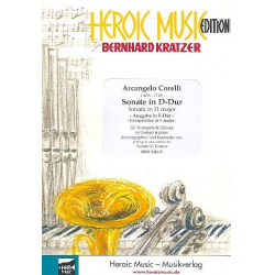 Sonate F-Dur für Trompete und Klavier (original in D-Dur) - Arcangelo Corelli / Arr. Bernhard Kratzer