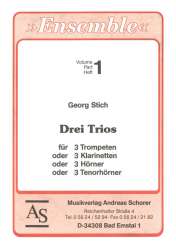 Drei Trios (3 Blechbläser) - Georg Stich