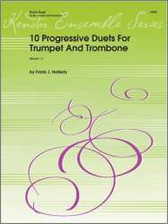 10 Progressive Duets For Trumpet And Trombone - Frank Halferty